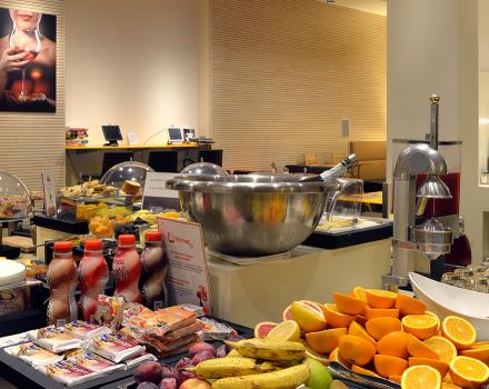 Many fresh products, breakfast at BW PLUS City Hotel of Genoa