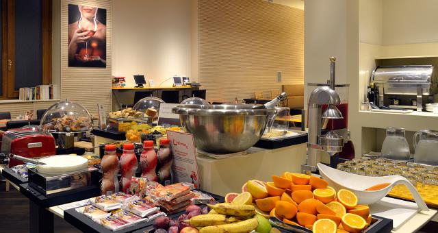 Many fresh products, breakfast at BW PLUS City Hotel of Genoa