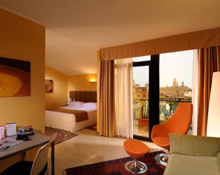 Book your stay at Best Western Plus City Hotel in Genoa and discover our beautiful Suite with panoramic terrace